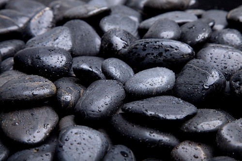 Image of smooth river rocks in the Foggy Bottom neighborhood, near Capital Dental Center.